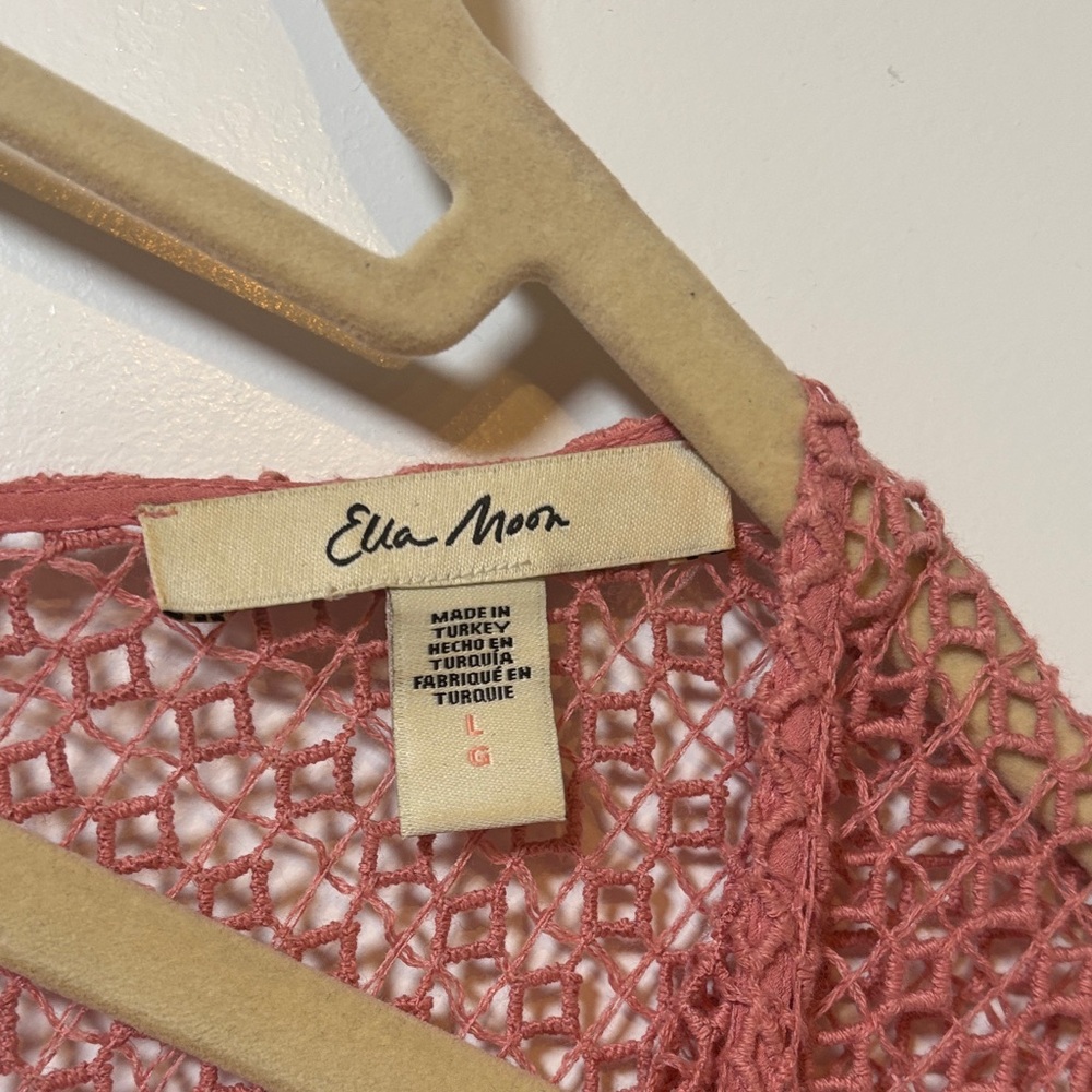 Women's Crochet Maxi Dress in Dusty Rose - Picture 2 of 6